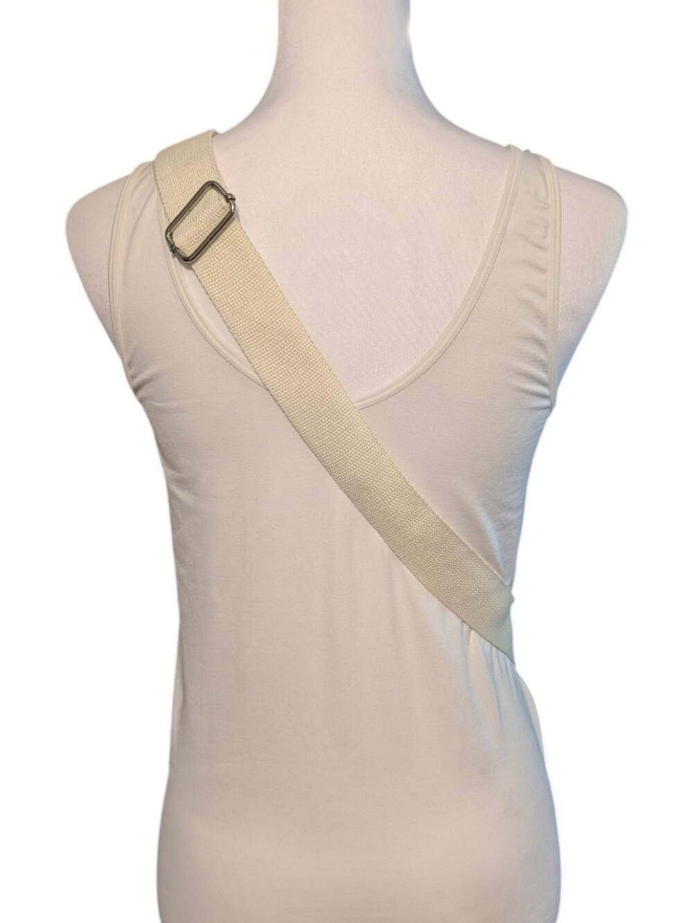 Mad Love Canvas Americana Sling Crossbody Bag - Picture 2 of 16
